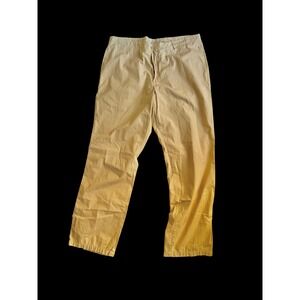 Ralph Lauren Purple Label Mens Tan Chino Pants Distressed Luxury Trousers